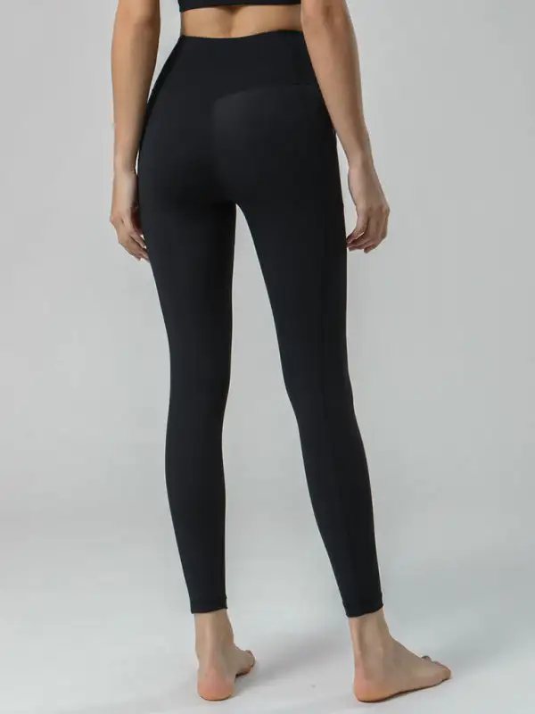 Sided Brushed Yoga Ninth High Waist Pants