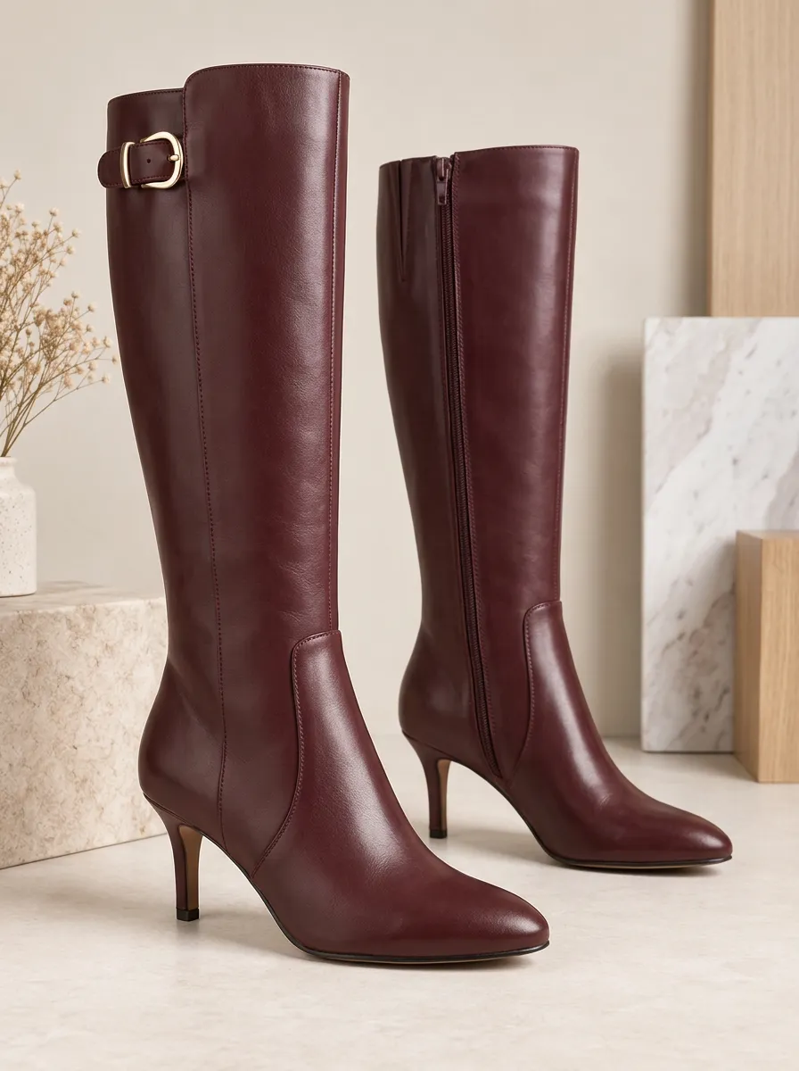 Women's Leather Trail Ready Knee High Boots