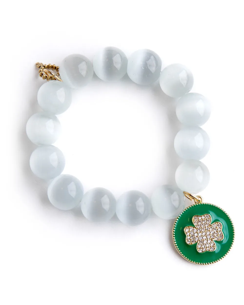 Clover Gemstone Refined Bracelet