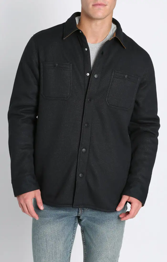 Bonded Waffle Snap Workshirt