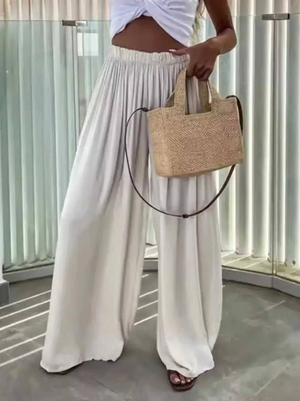 Wide Leg Flowy Pants