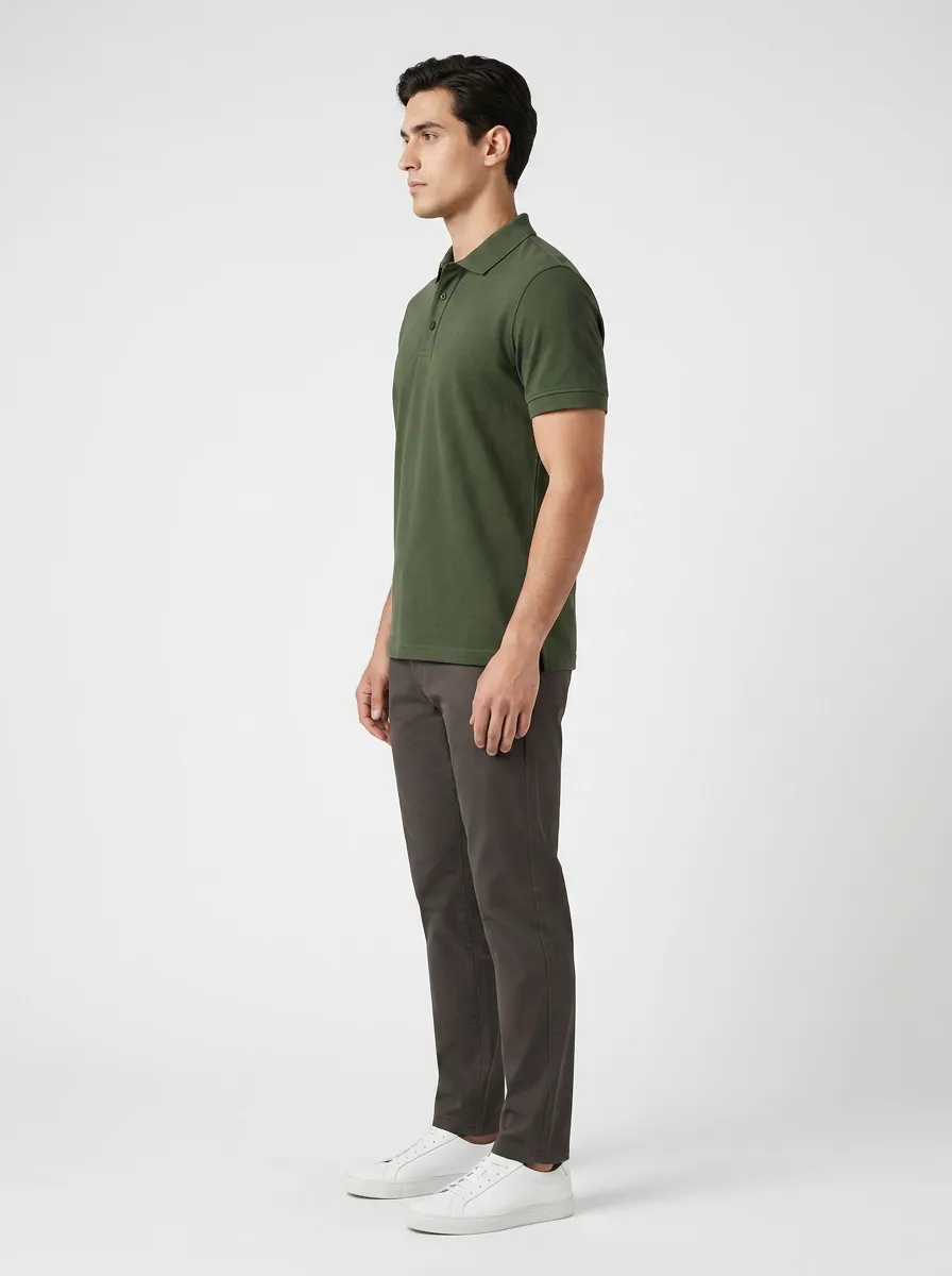 Refined Structured Men's Polo Shirt