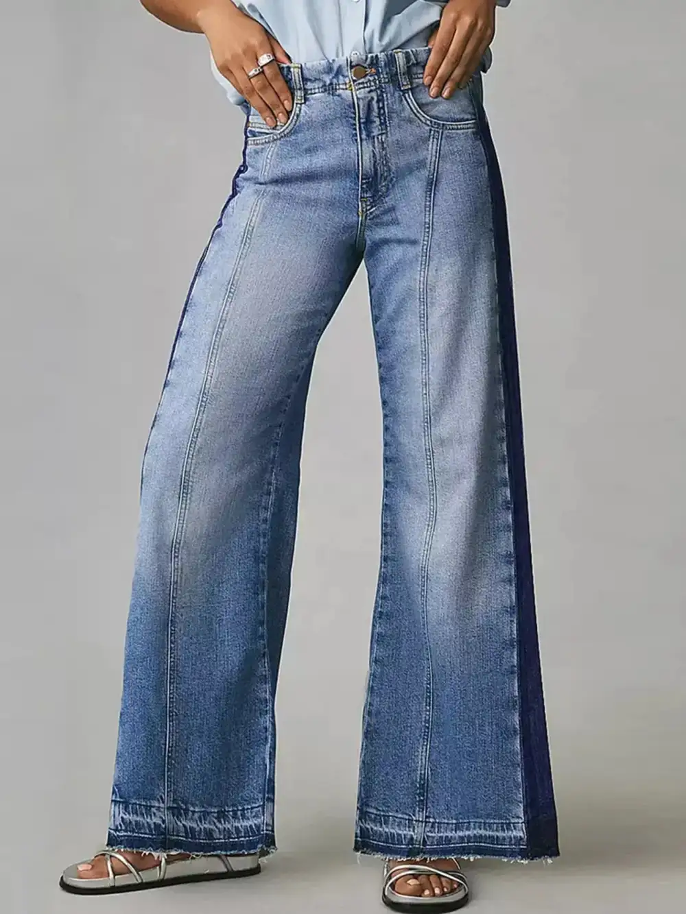 Washed Loose Fit Denim Jeans