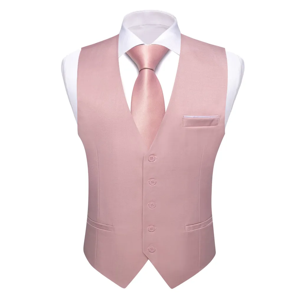 Refined Solid Formal Dress Vest