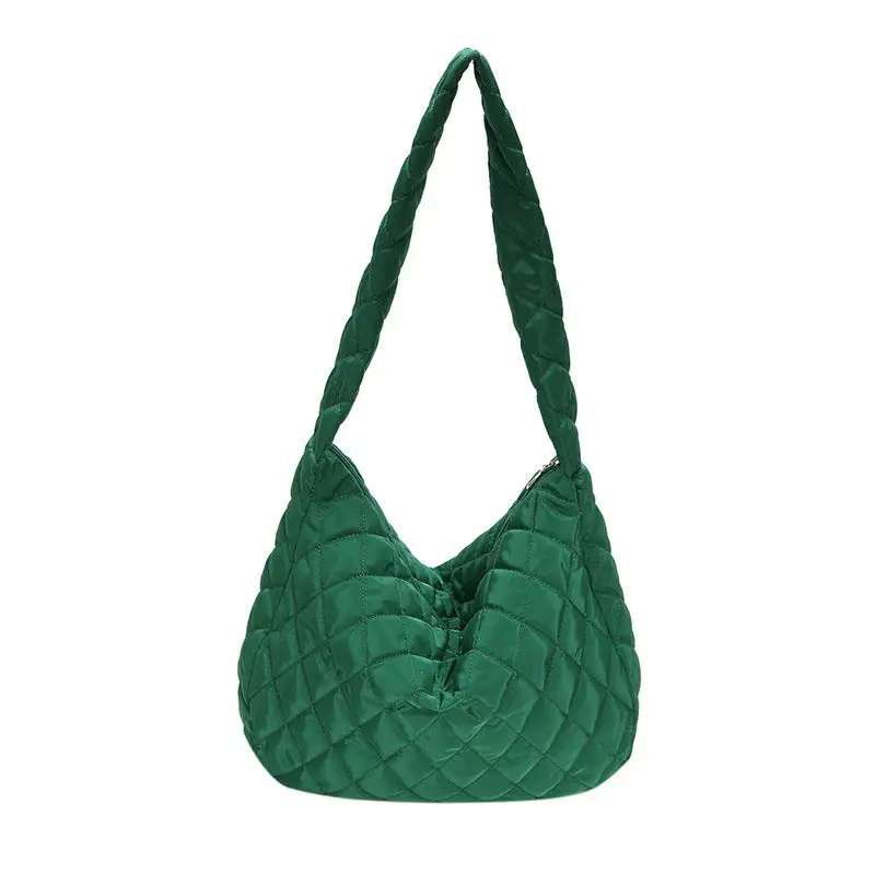Winter Quilted Crossbody Bag Down Cloth Compact Soft