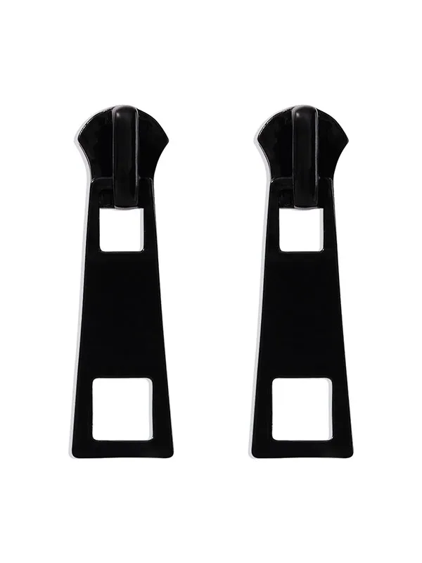 Curved Celestial Accent Earrings