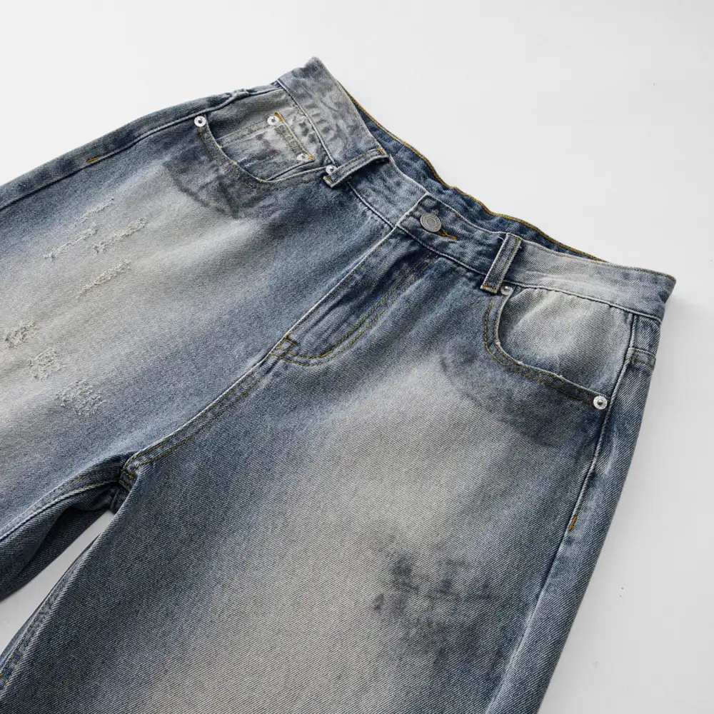 Modern Baggy Ripped Denim Jeans