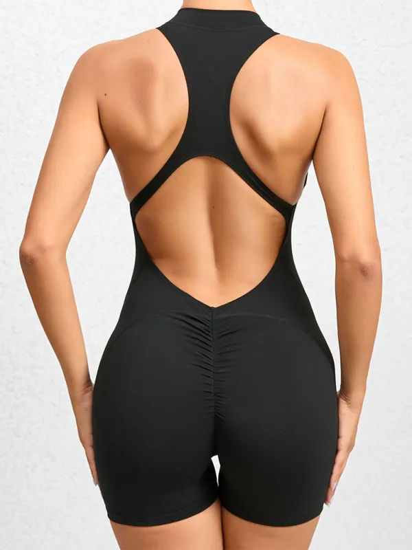 Tight Zippered Sports Yoga Peach Hips Pants