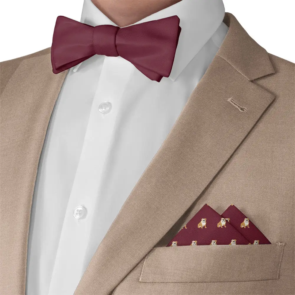 Smart Distinctive Animal Motif Dog Motif Pocket Square