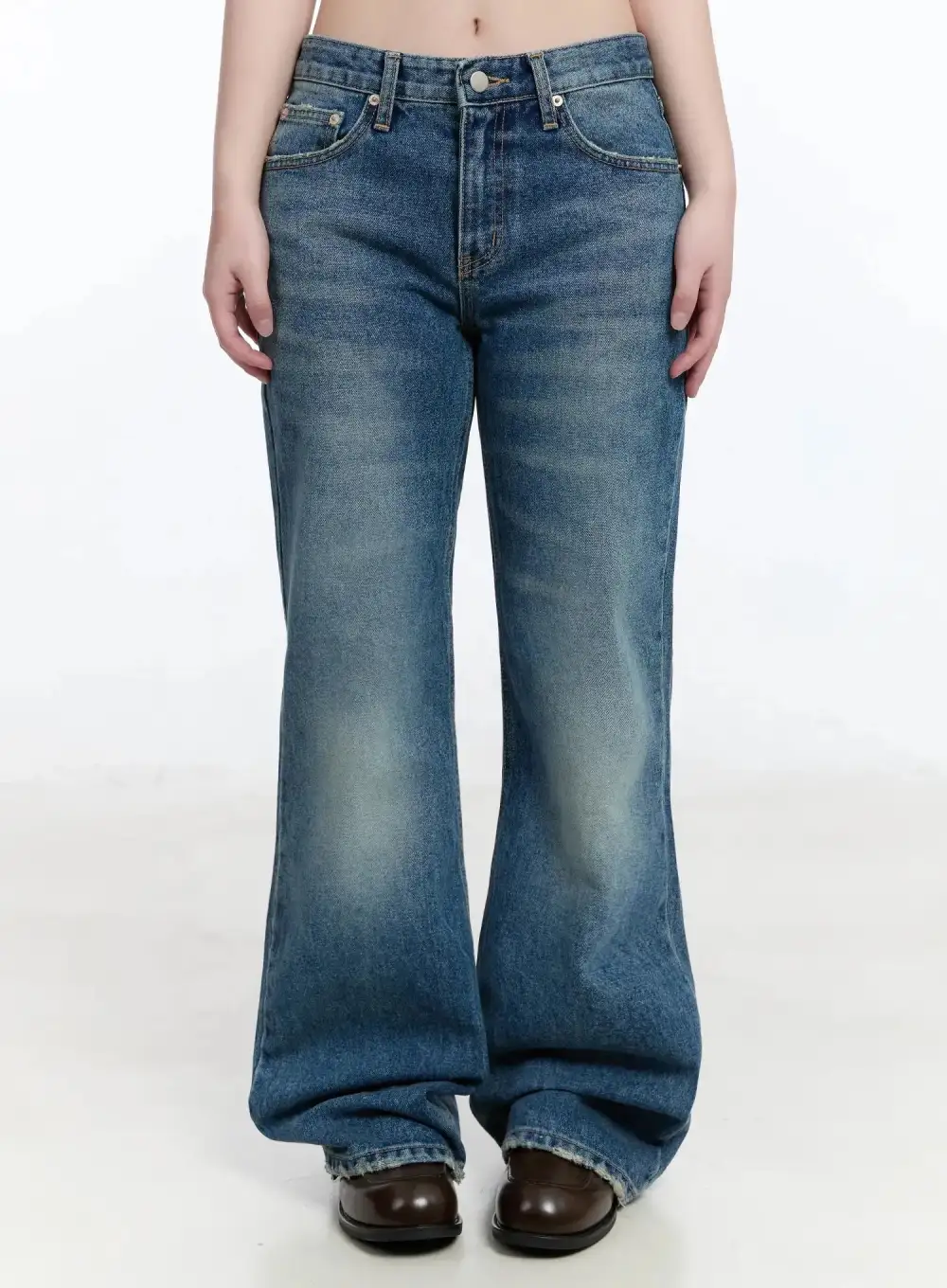 Straight-Fit Loose-Fit Flared Bootcut Jeans