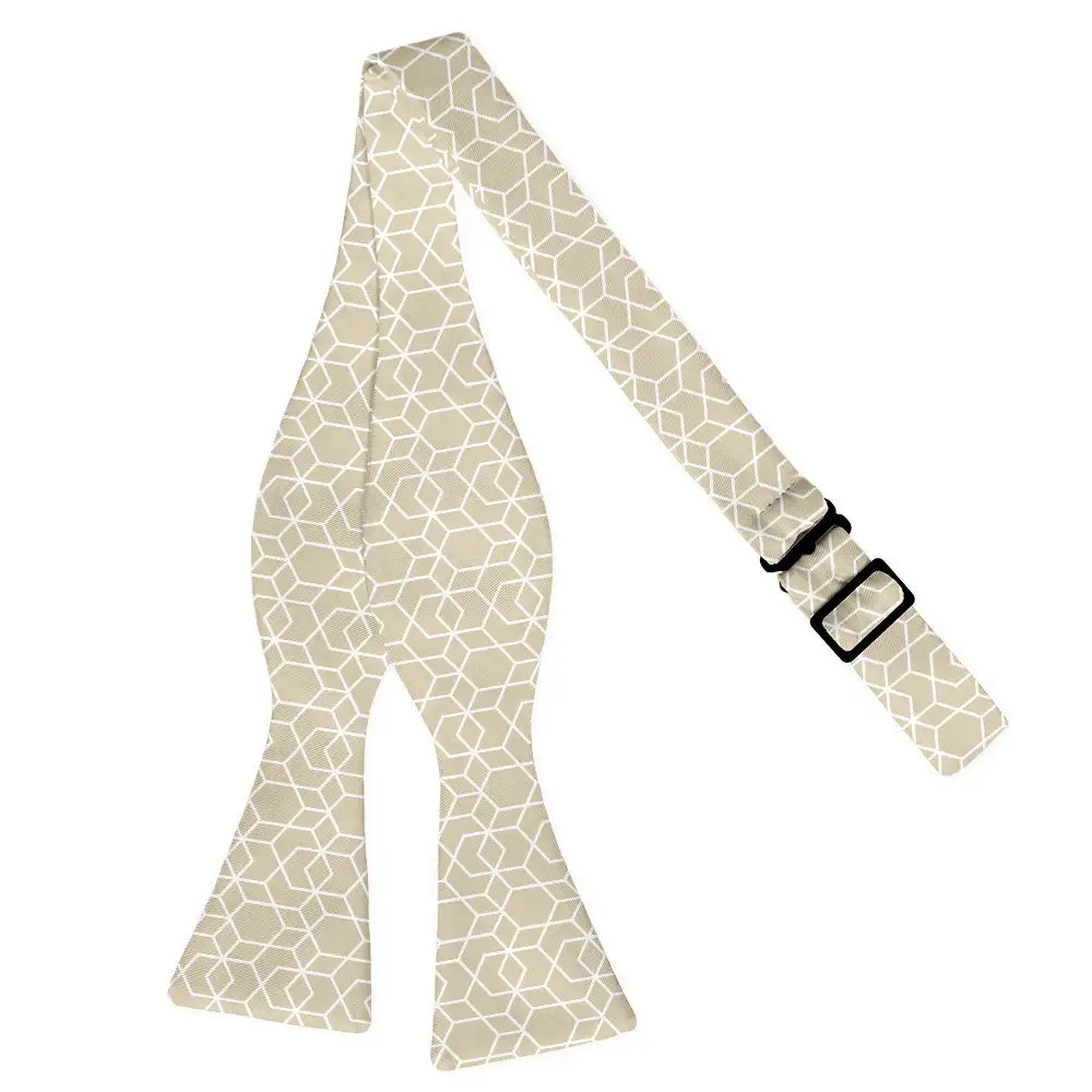 Crystalline Geometric Motif Bow Tie