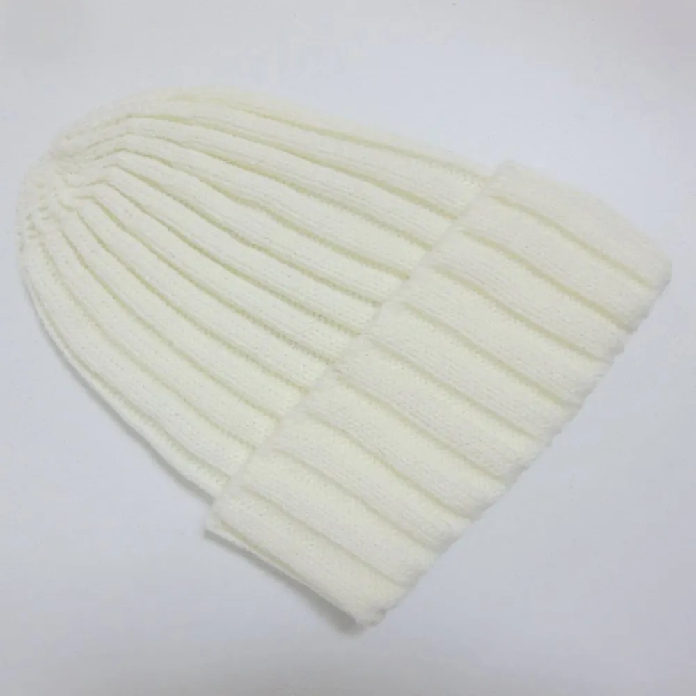 Wool Felt Knit Beanie