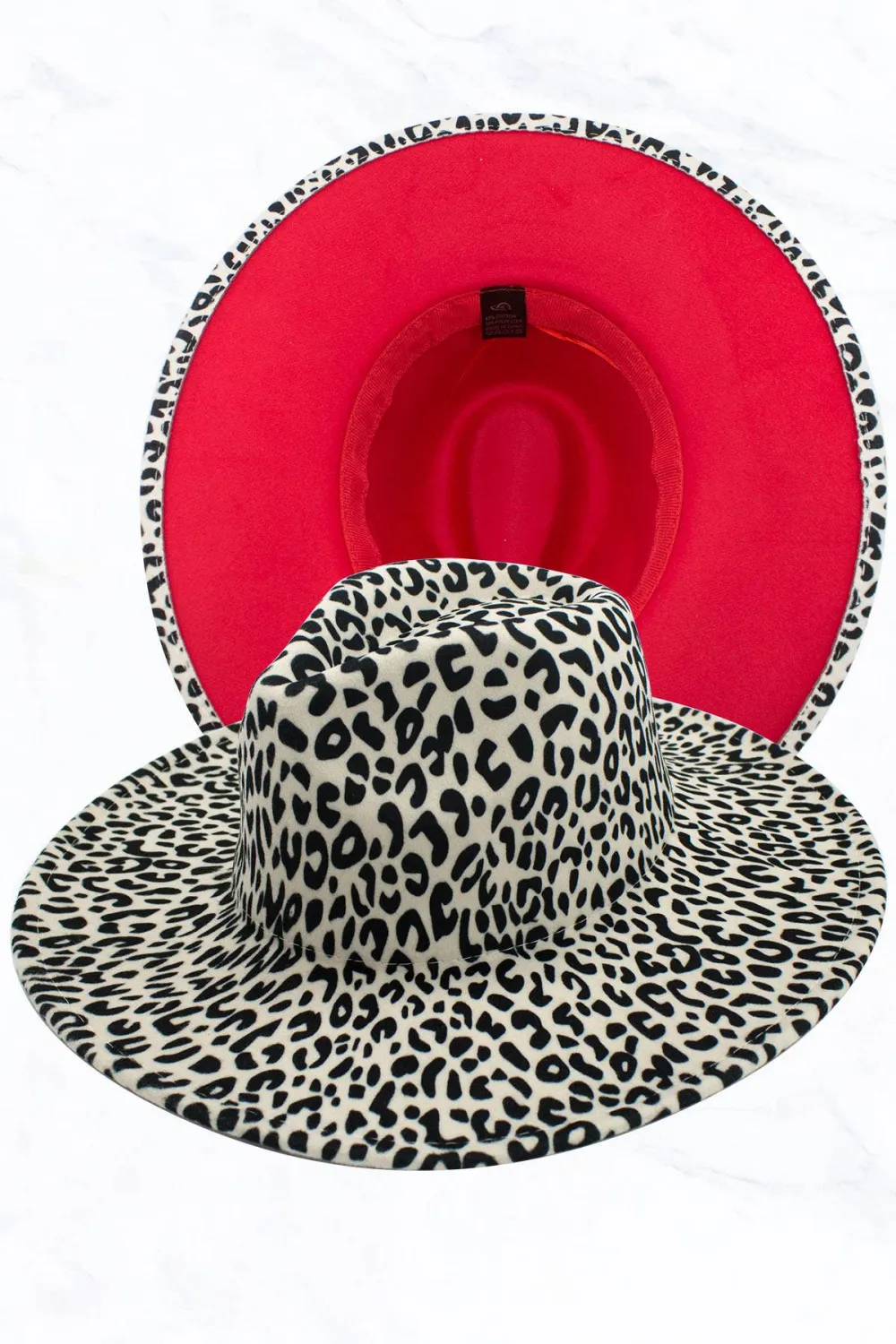 leopard print Fedora Hats
