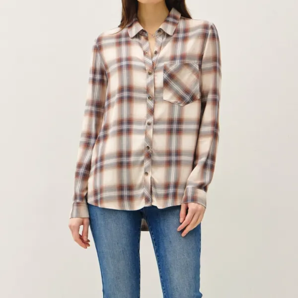 Anderson Plaid Shirt - Caramel