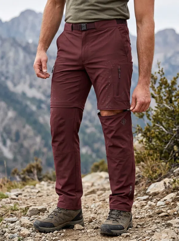 Men's Field Hiking Waterproof Zip-Off Tactical Cargo Pants