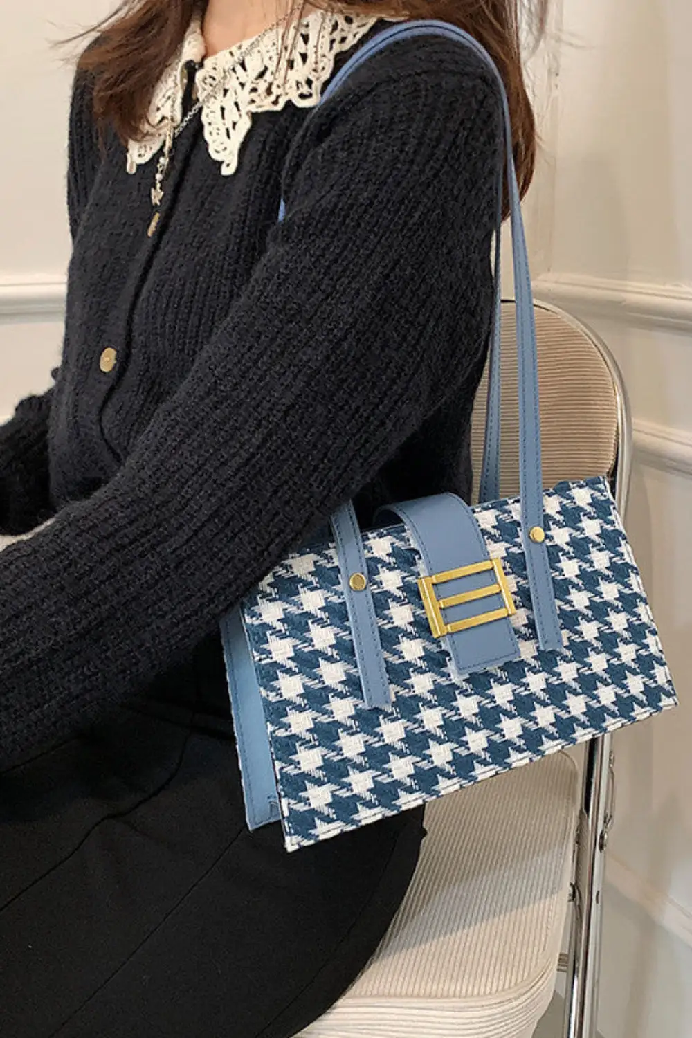 Women's Underarm Tote Bag PU Medium Horizontal Street Style 2025 Trend