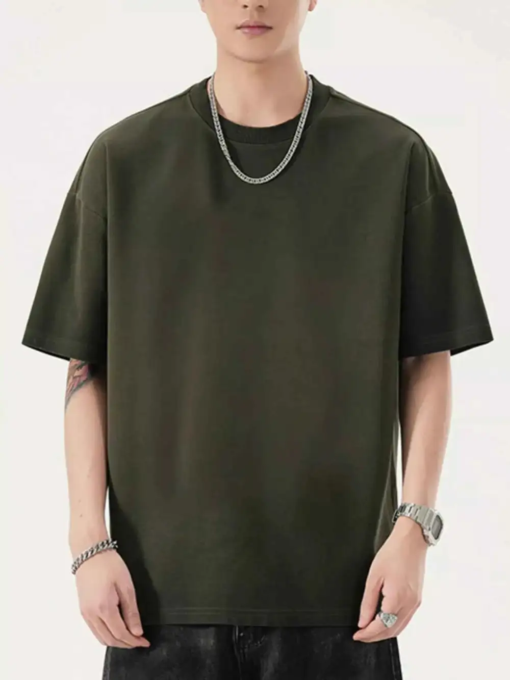 Oversized Round Neck T-Shirt