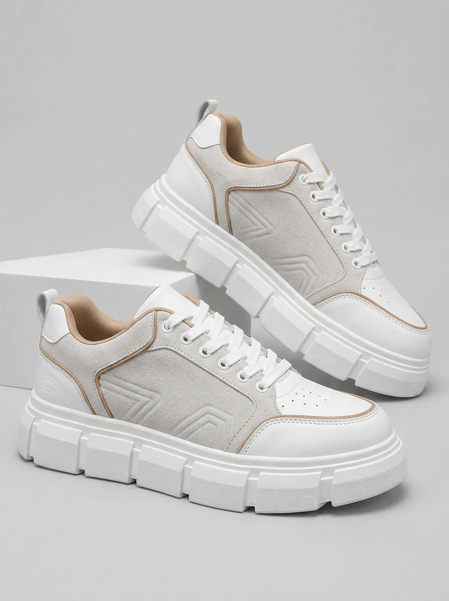 Men's Versatile Casual Patchwork Relaxed Skate Shoes
