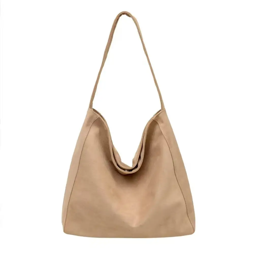 Commuter Suede Hobo Bag