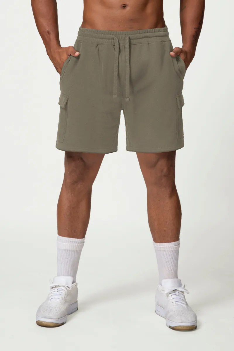 Breathable Drawstring Side Pocket Athletic Shorts