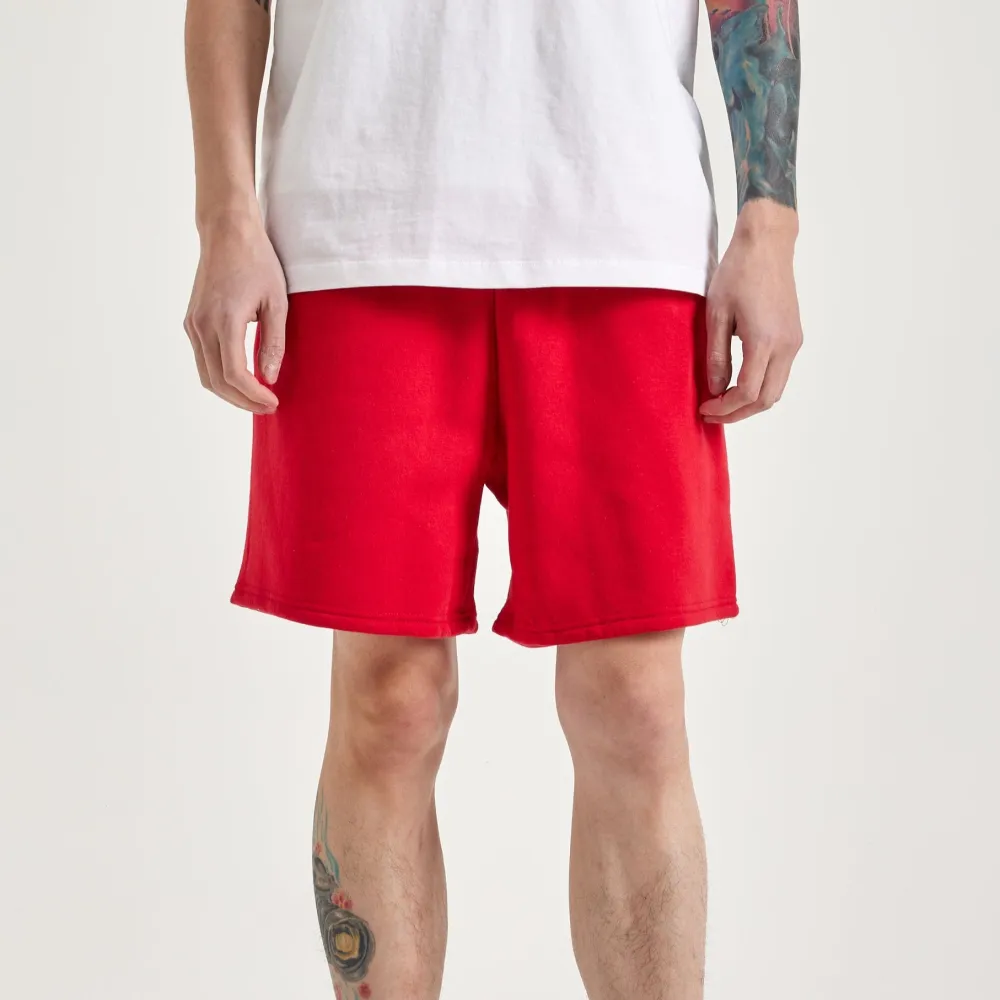 Distressed Casual Everyday Fleece Shorts