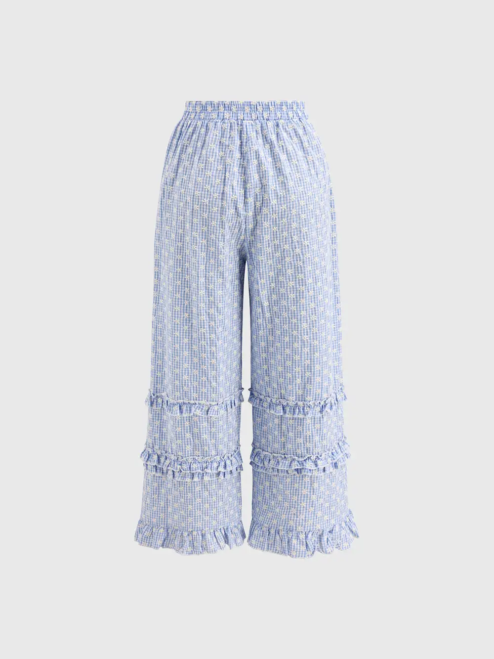 Casual Embroidered Pants