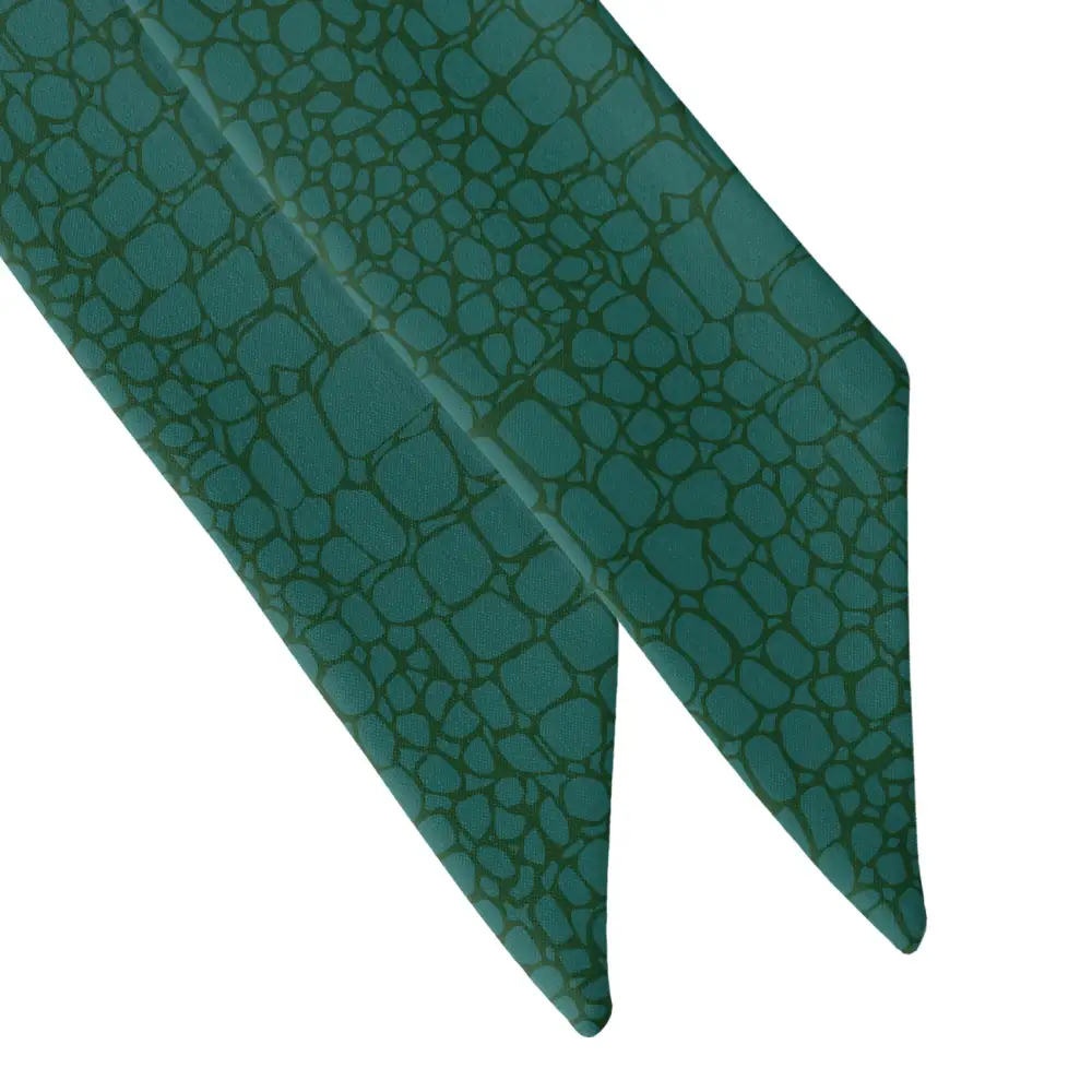 Gator Skin Motif Hair Scarf