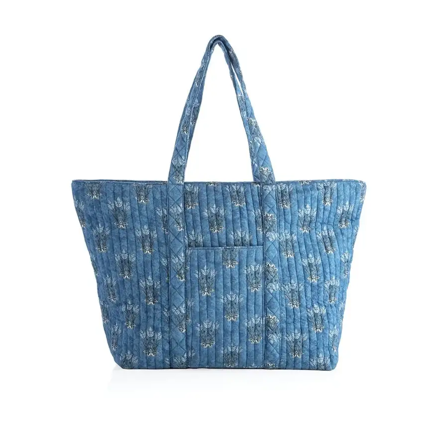 Roomy Zip Pocket Tote Bag