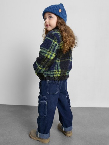 1-9yrs | Check Borg Jacket detail 1
