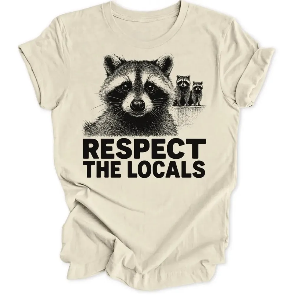 Respect Raccoons Unisex T-Shirt