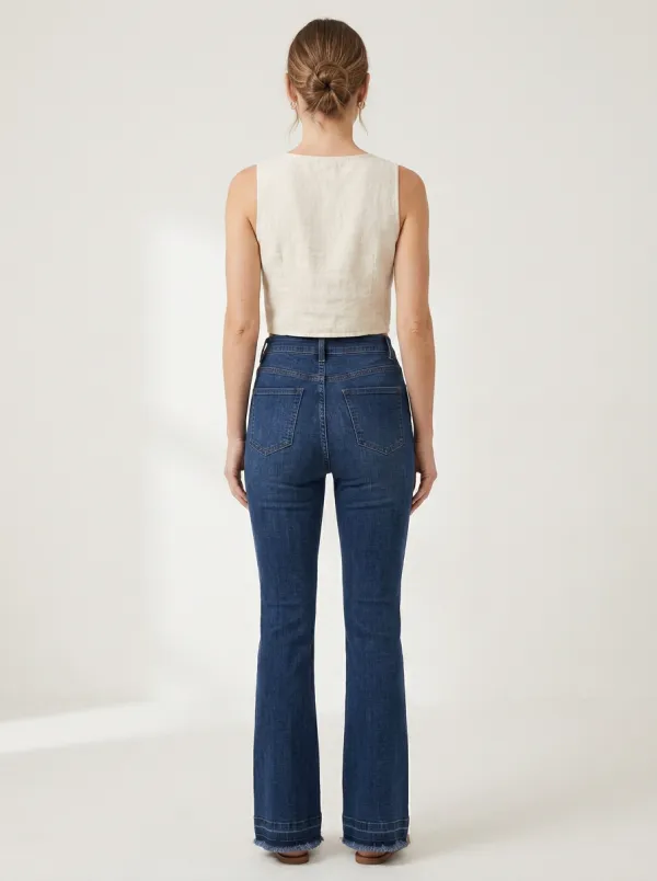 Women's High Waist Casual Denim Jeans