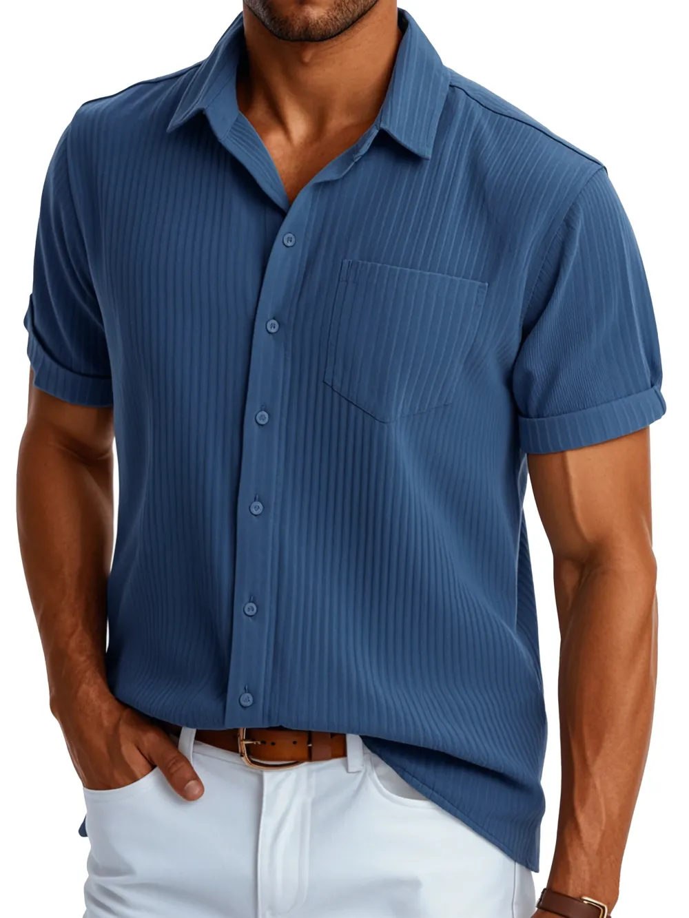 Relaxed Short Sleeve Pocket Shirt