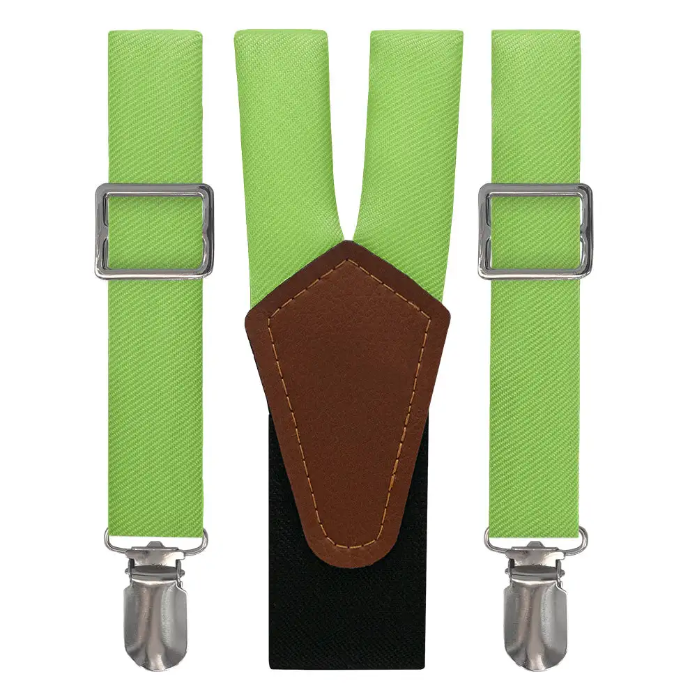 Bold Composed Solid Tone Suspenders