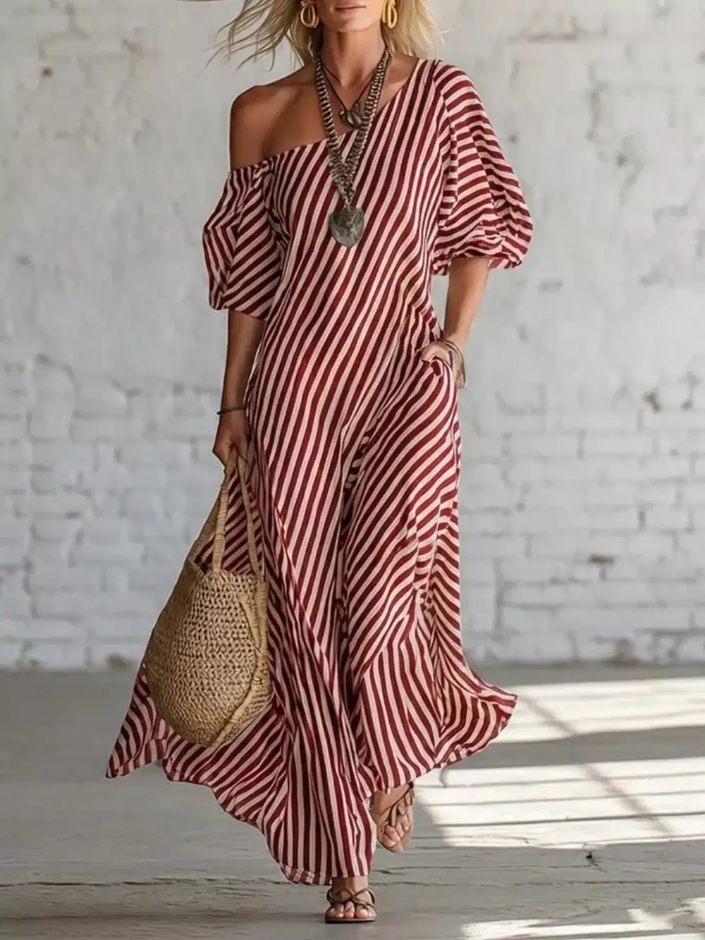 Striped Maxi Dress