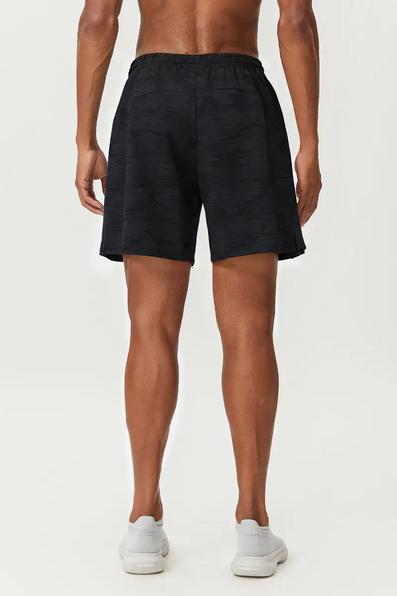 Breathable Side Pocket Mesh Athletic Shorts