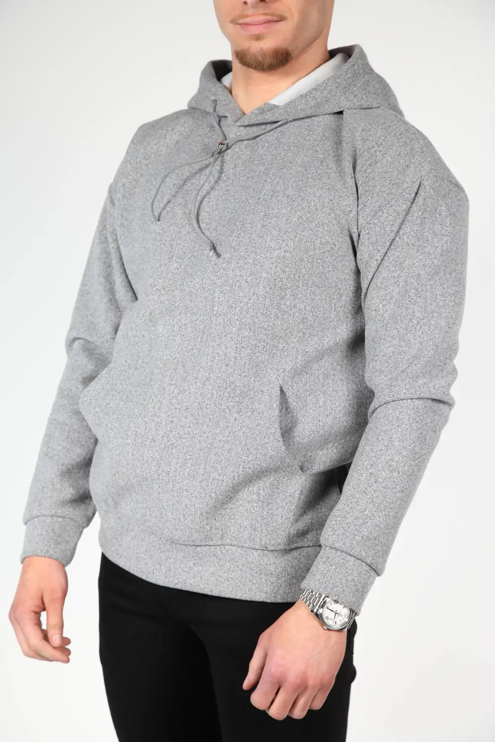 Modern Oversized Refined Pullover Hoodie