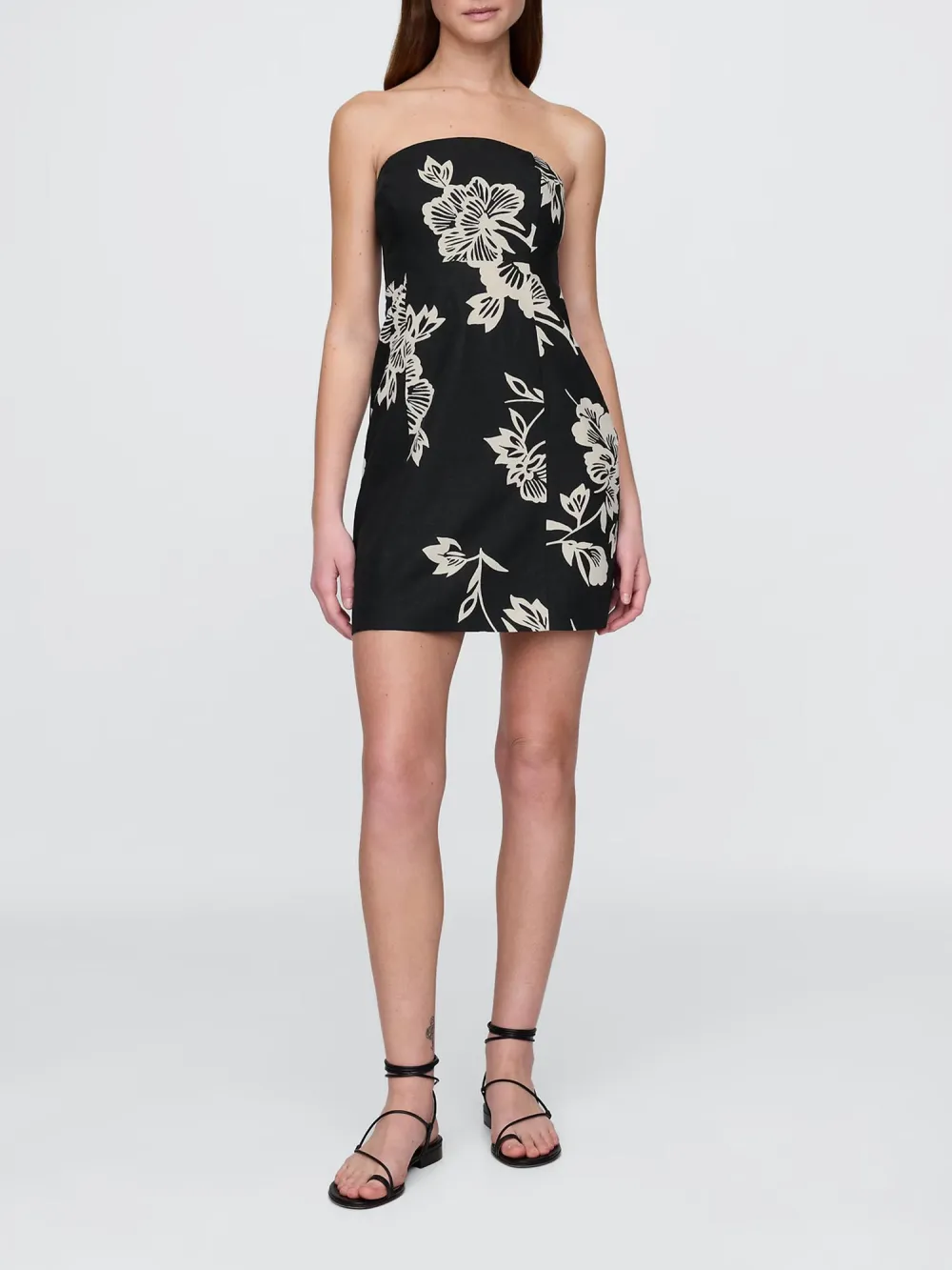 Printed Short Camisole Dress
