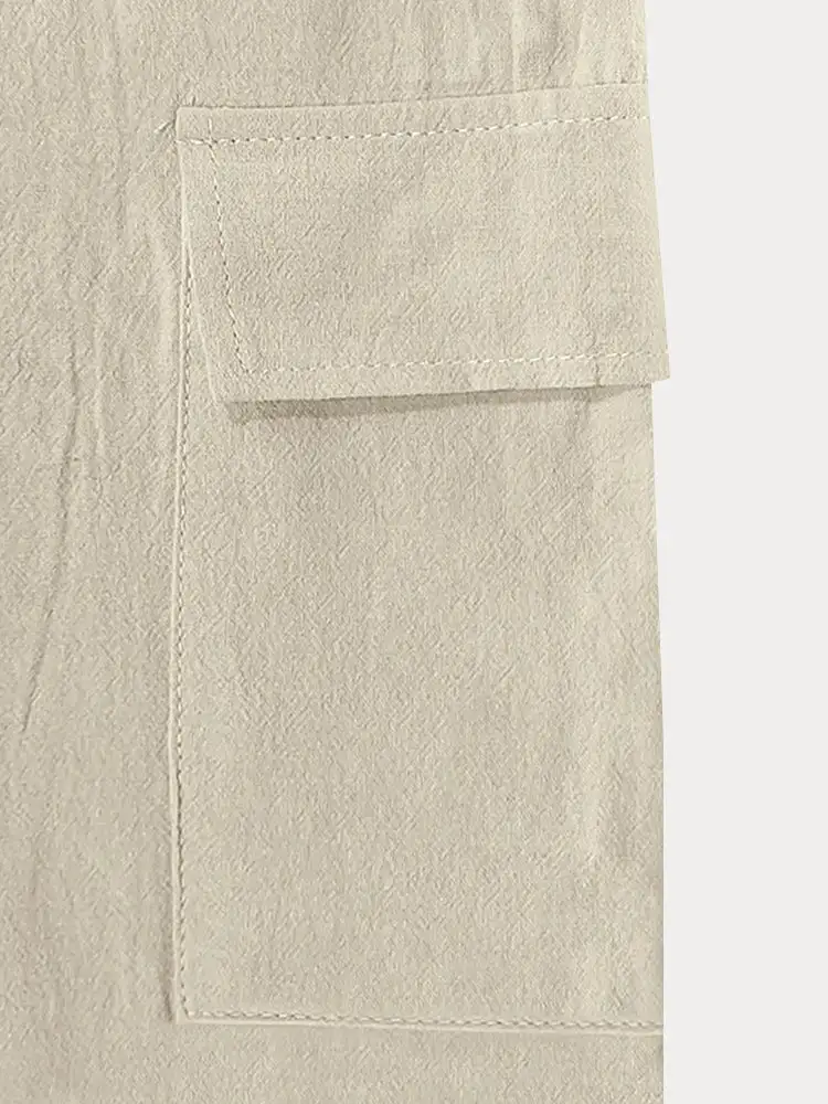 Breathable Cotton Cargo Shorts