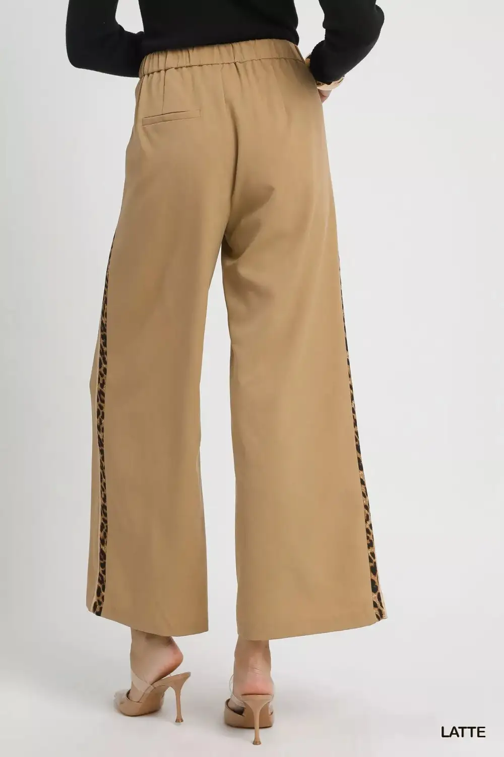 Wide Leg Pleated Pocketed Pants