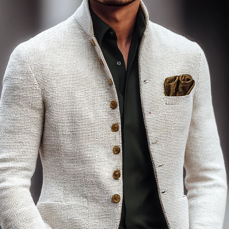 Textured Work Tweed Jacket