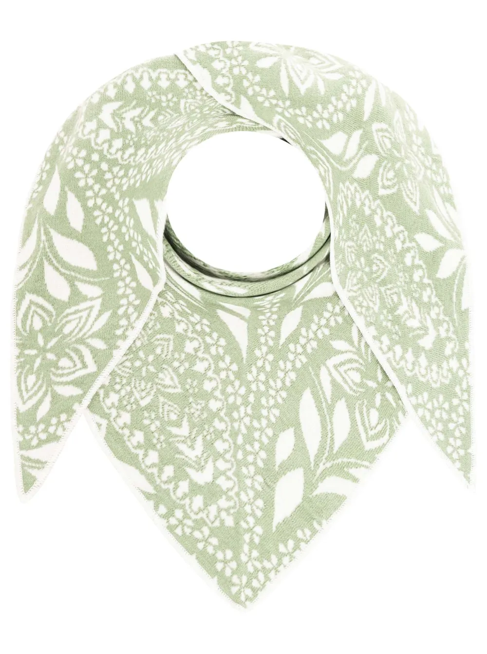 Classic Clean Line Cotton Wool Heart Pattern Fashion Scarf
