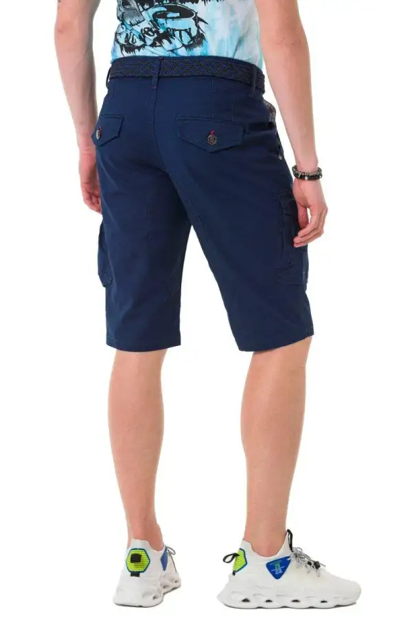 Classic Cargo Pocket Utility Pocket Denim Shorts