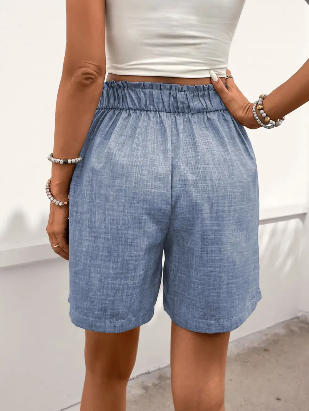 Frill Shorts with Pockets