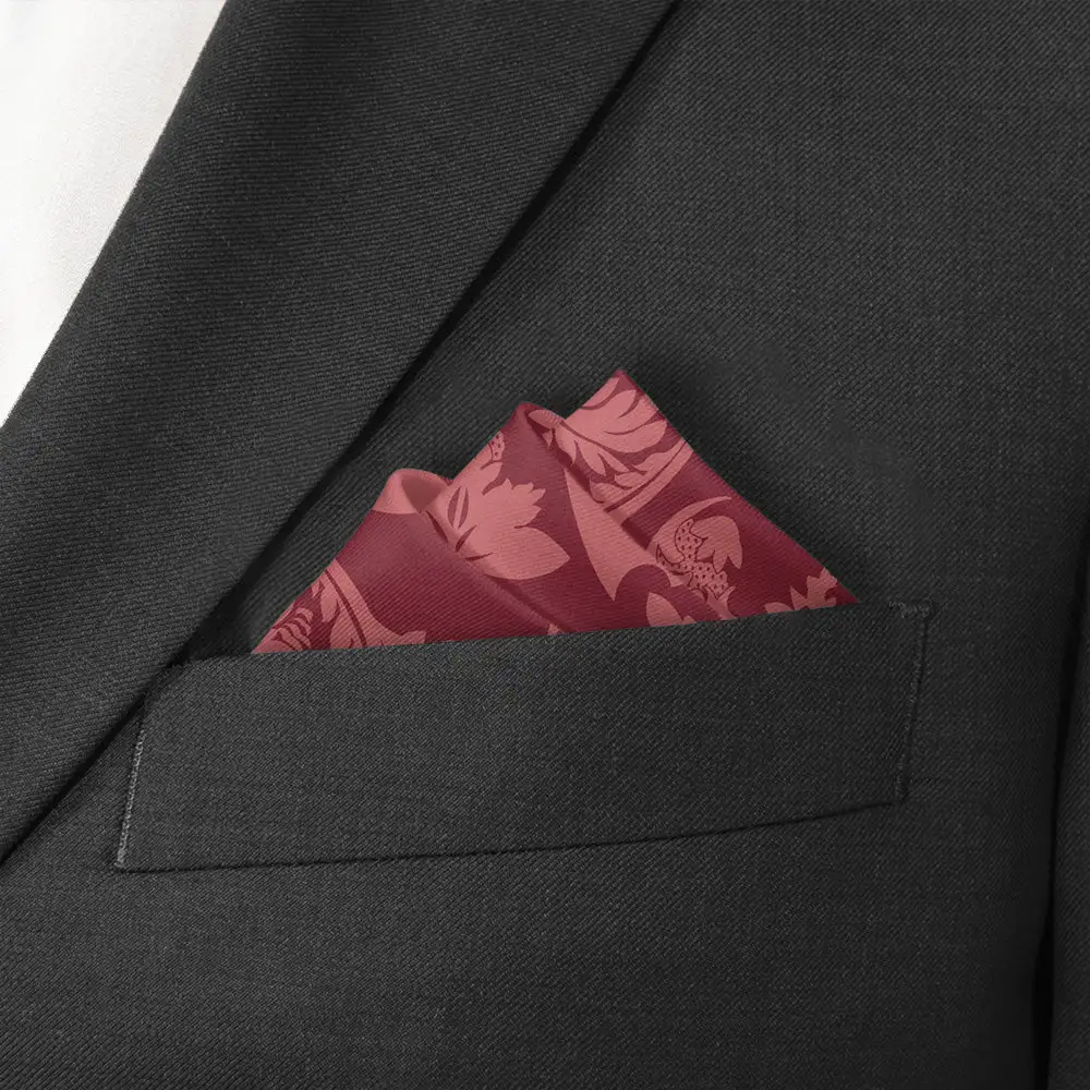 Distinctive Timeless Ornate Paisley Pocket Square