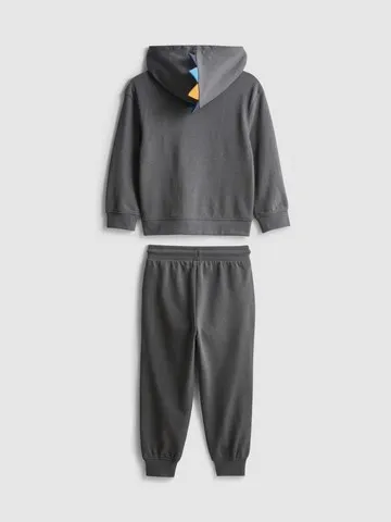 1-9yrs | Dinosaur Hoodie and Cuffed Joggers Set