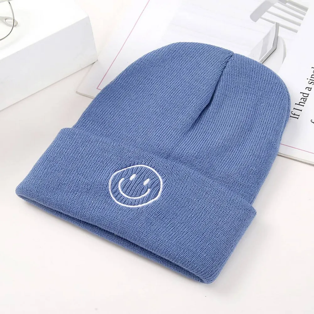 Knit Embroidered Beanie