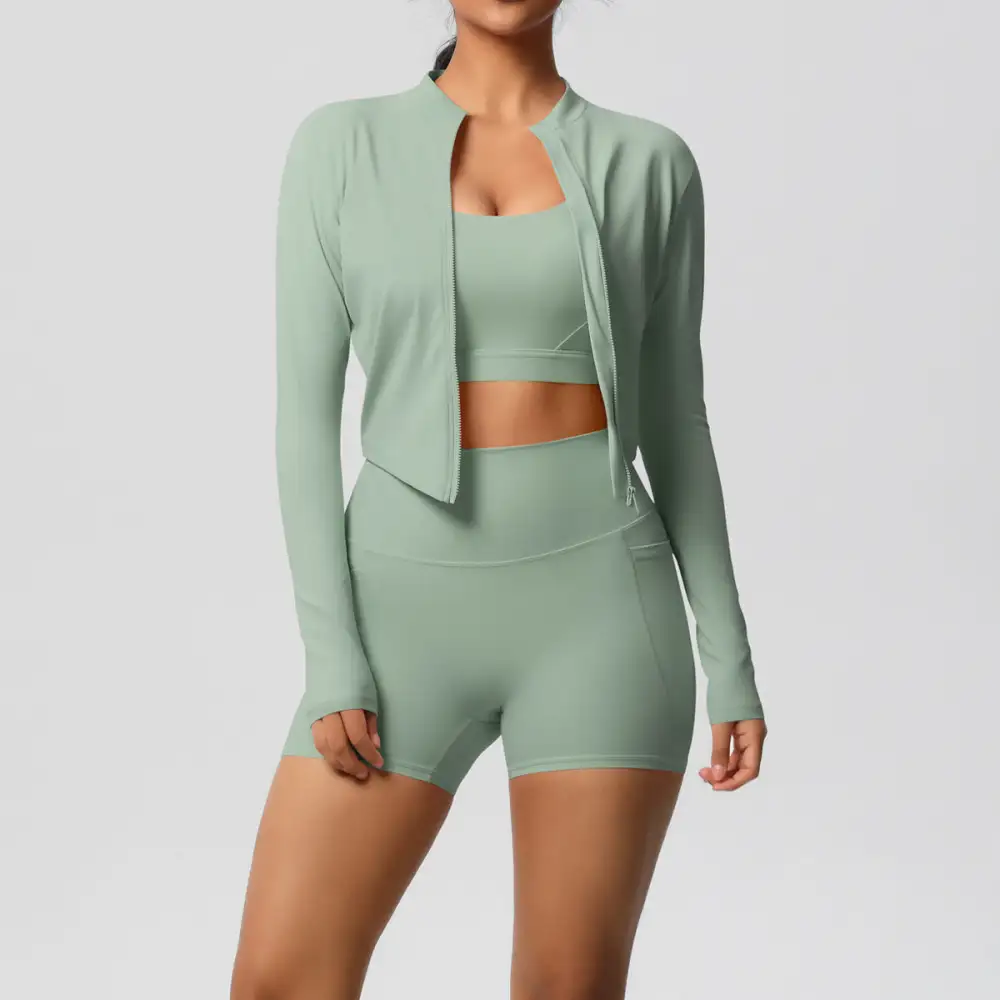 High-Waist Yoga Activewear Active Set
