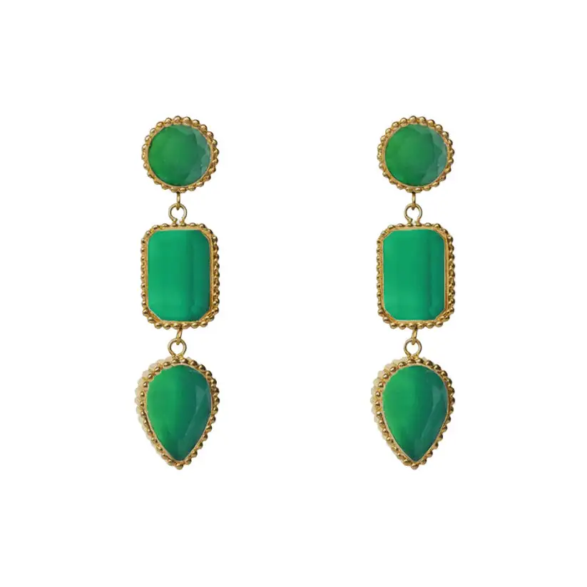 Earrings Persephone - Onyx