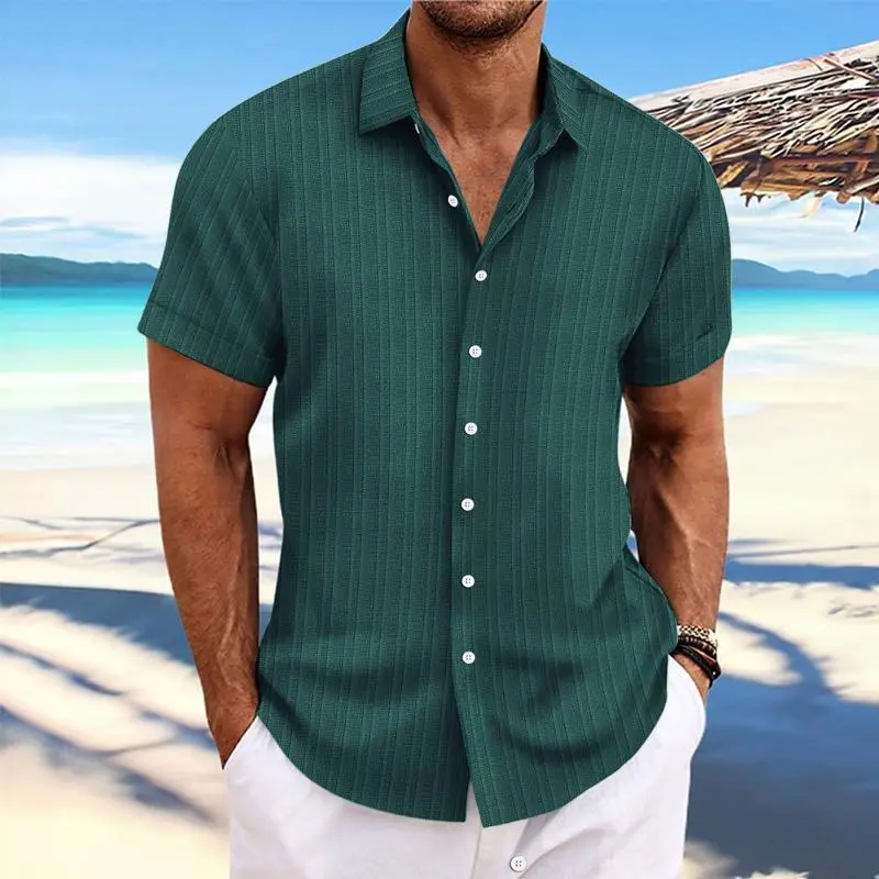 Striped Button Cotton Shirt