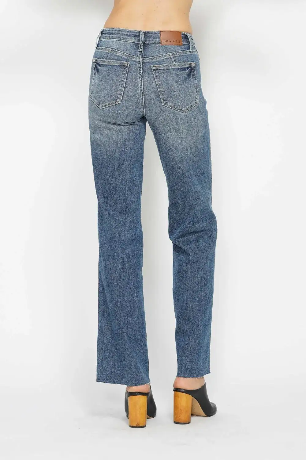 Everyday Mid Rise Straight Leg Jeans